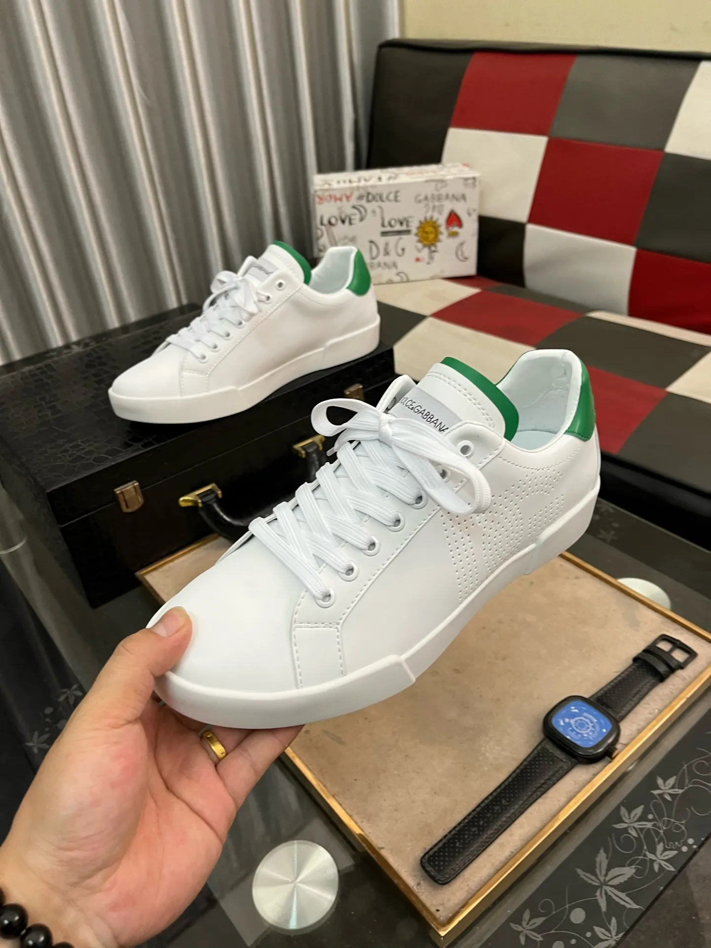Men's shoes 💰420⌚️⌚️【DG～】Men's casual shoes 2024z cabinet sales simultaneously 🔶Size: 38-44#️⃣ 🔷🔜The upper is made of multi-material splicing➕Genuine leather lining, comfortable and breathable, sole: original comfortable and wear-resistant outsole, ⚠️Photographed in real life🎬The real thing is better📢📢📢5️⃣colors available